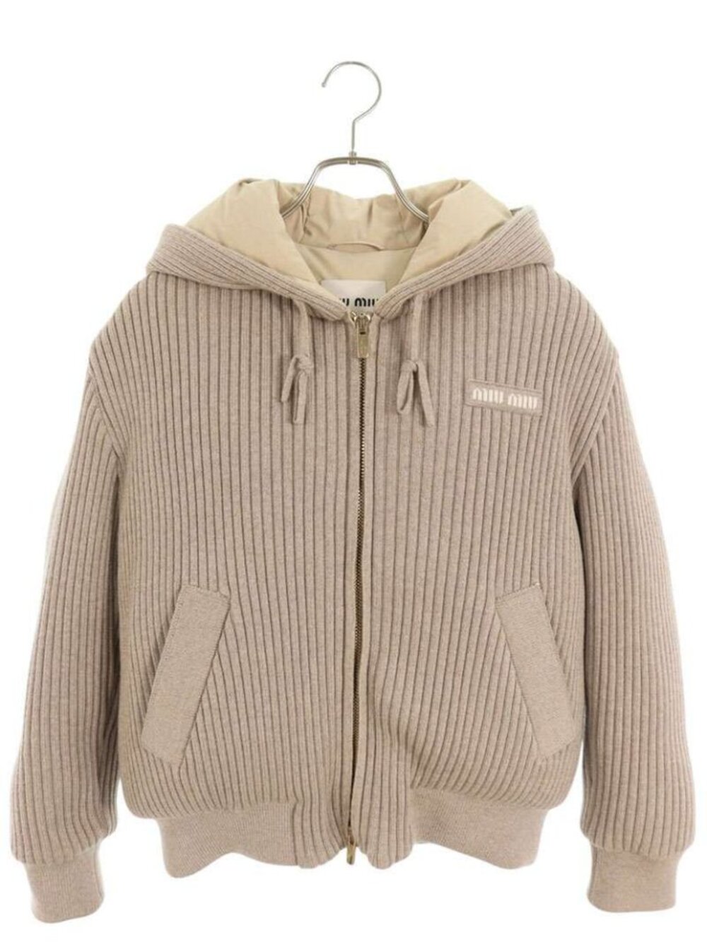 Miu Miu Knit Zip Up Jacket 36